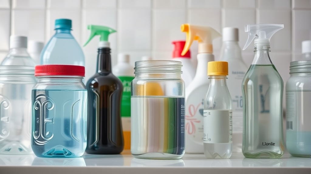 How to Refill Glass Jars Safely for Household Products
